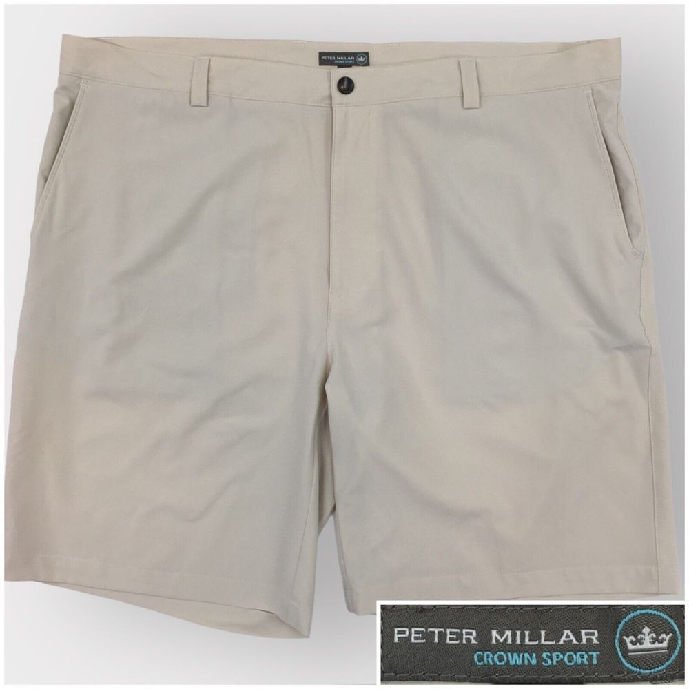 Peter Millar Crown Sport Performance Golf Shorts Mens Size 42 Lightweight Casual